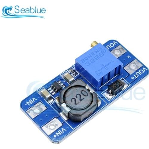 MT3608 DC-DC 2A Step Up Power Module Booster Power Adjustable Voltage Converter Maximum Output Power 10W For Arduino DIY Kit