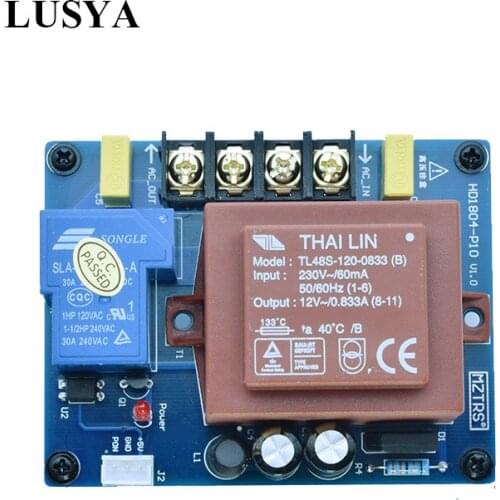 Lusya 30A Relay AC Output 10W For ALPS27 Audio Remote Control Volume Adjust Board T0589