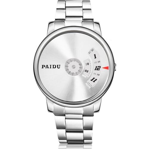 Relogio Masculino 2020 High Quality PAIDU Mens Watch Luxury Designer Quartz Watch Stainless Steel Watch Man Erkek Kol Saati