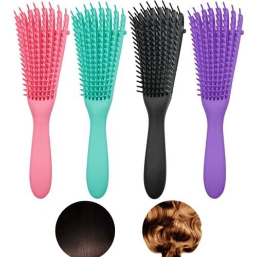 Anti-tie Knot Detangle Hair Brush Scalp Massage Comb Hairbrush Professional Hair Brush Octopus Type Comb for Women and Men