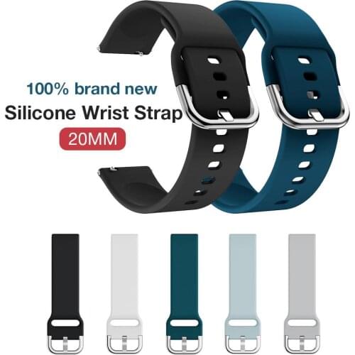 Silicone Band For Huami Amazfit GTS Watch Replacement Silicone Sport Watch Bands Wristbands Straps Bracelet Accessory 2021