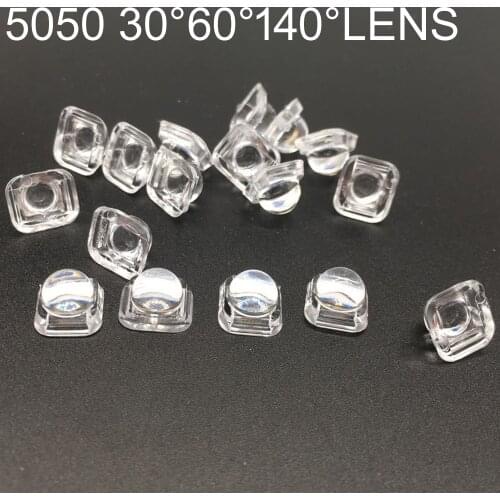 LED Lens Reflector Collimator For 5050 SMD 30 60 90Degree Convex Optical Lens Reflector Collimator