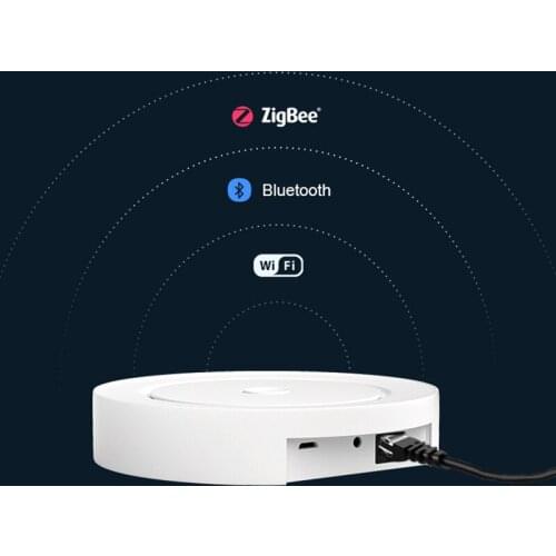 Tuya Zigbee Bluetooth WiFi Multi-Mode Gateway Hub Three-In-One Smart Gateway Smart Life APP Control Works With Google Home