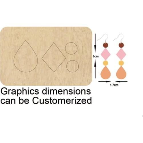 Teardrop earrings die cut, Steel Rule Metal Die Cutter, faux Leather earrings Die Cut,Leather Punch ,Leather die cut