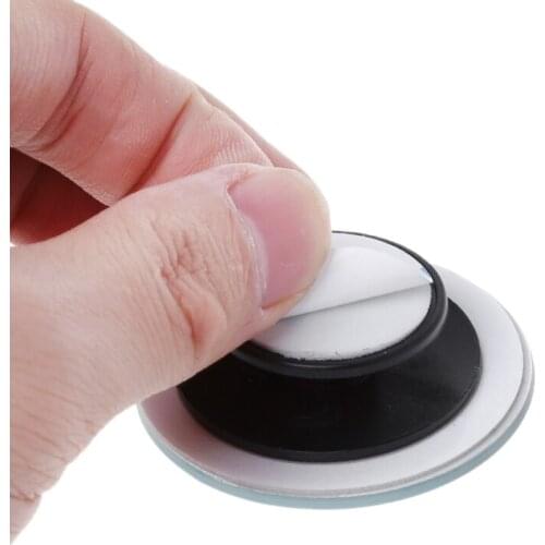 1 Pair 360°Wide Angle Convex Blind Spot Mirrors Frameless Ultrathin Rearview QW