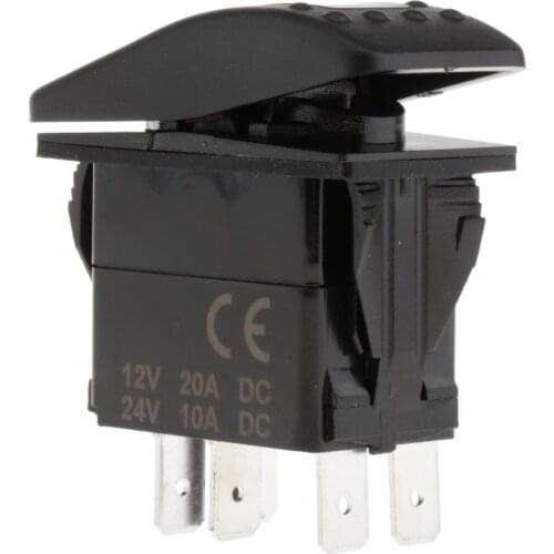 1pc LED Rocker Toggle Horn Switch Auto Car Boat Press Button Accessory