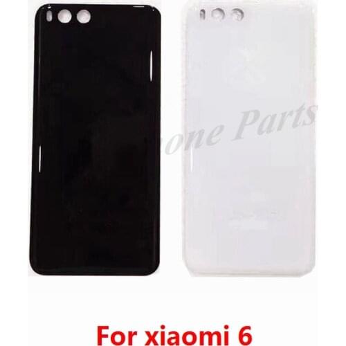 1pcs For Xiaomi 6 Mi 6 Mi6 New Rear Back Housing Door Glass Battery Cover For Xiaomi 6 Back cover Housing Replacement Parts