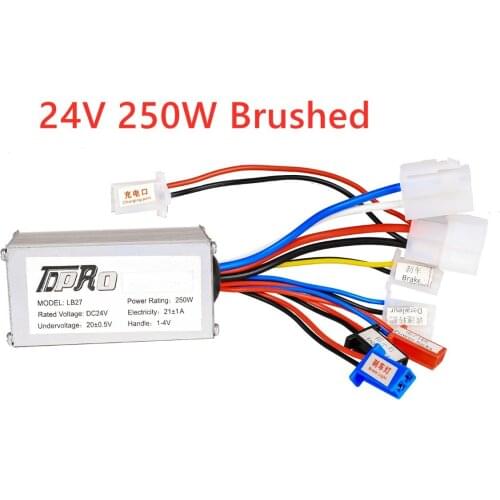 24v 250w Motor Brush DC Speed Controller Box For Scooter Mini Bike electric Motorbike ATV Quad