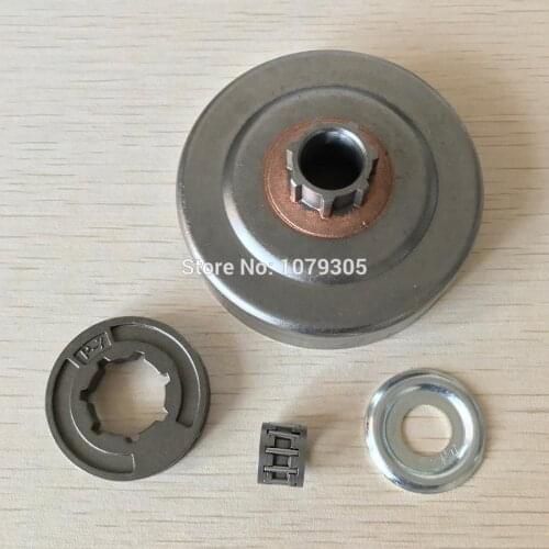 Clutch Drum P-7 Rim Sprocket Needle Bearing Washer E-Clip Kit For STIHL Chainsaw 017 018 MS170 MS180