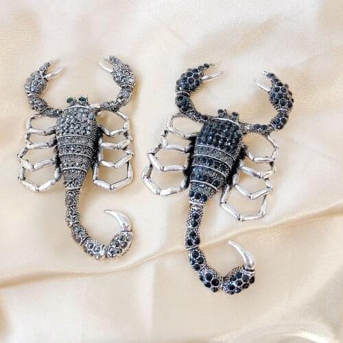 Muylinda Scorpion Rhinestone Brooch Pin Women Metal Pin Scarf Clip Accessories Pins And Brooches