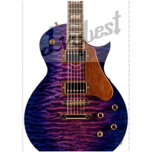 Customized body shape and headstock shape,mahogany body ,quilt flame top,rosewood fingerboard,left hand,gold parts,free shipping