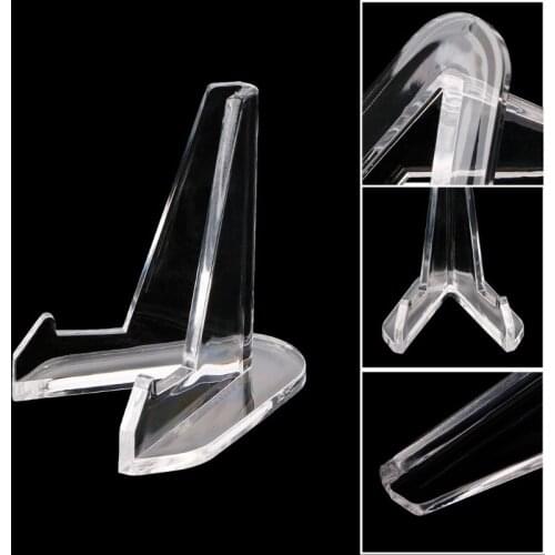 Collectibles Coins Medals Badge Golf Post Card Easels Clear Acrylic Mini Display Holder Show Stand Exhibit Mount