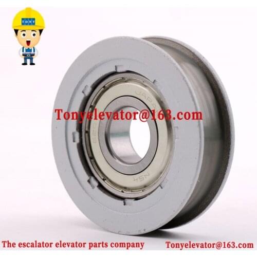Elevator NF freight elevator hanging door wheel 71*20*6204/70*20*6204 Flat groove