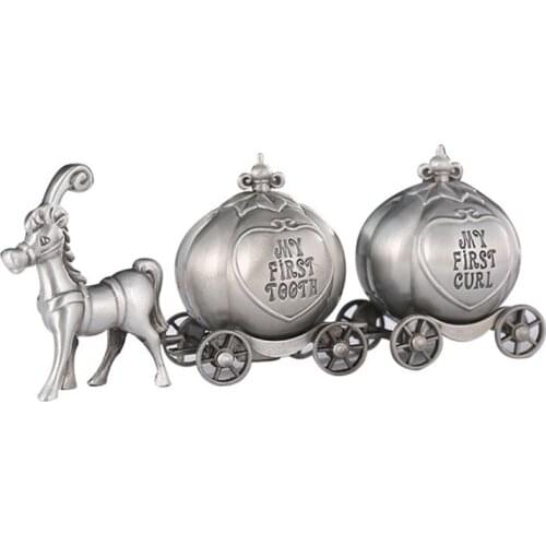 Metal Tooth Storage Box Collect Teeth Case Souvenirs Gift Keepsakes 14.6cm*5.6cm