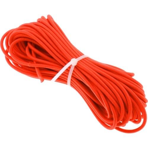Orange 3mm 0.5-100m Strong Bungee Rope Shock Cord Tie Down Strap Trailer Boat Kayak/ Replacement Tent Folding Rod Elastic Rope