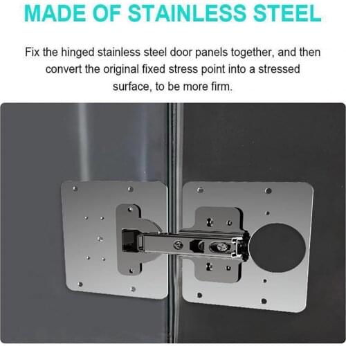 Cabinet Hinge Repair Plate For Mending Surface Mount Hinges Accessories