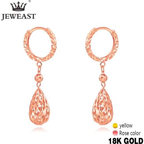JYM 18K Pure Gold Earring Real AU 750 Solid Gold Earrings Nice Butterfly Upscale Trendy Classic Fine Jewelry Hot Sell New 2020