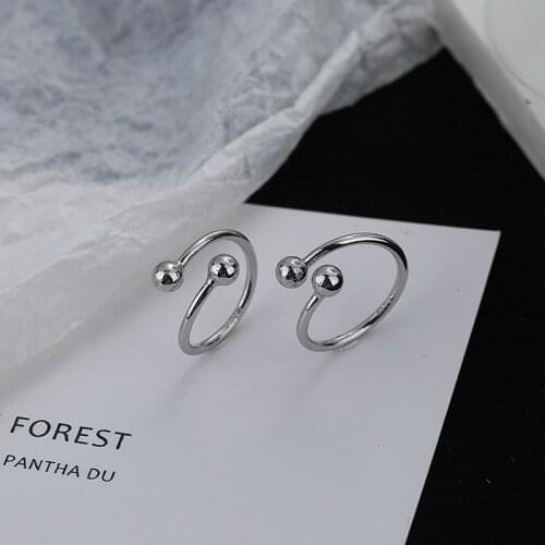 A Girl' 1pcs Ear Clip Earrings For Women Non Piercing Round Ear Circle Fake Earring Punk Simple Ear Jewelry