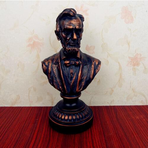 Wedding decoration The United States President Lincoln statue American retro Home Furnishing ornaments bridal decorations study