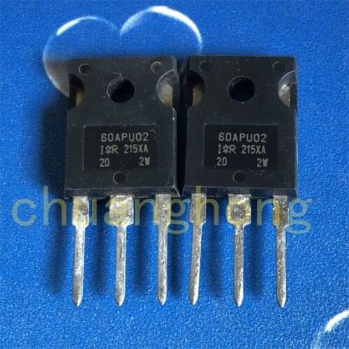 1pcs/lot 60APU02 60A 200V original packing new Fast recovery rectifier tube TO-247