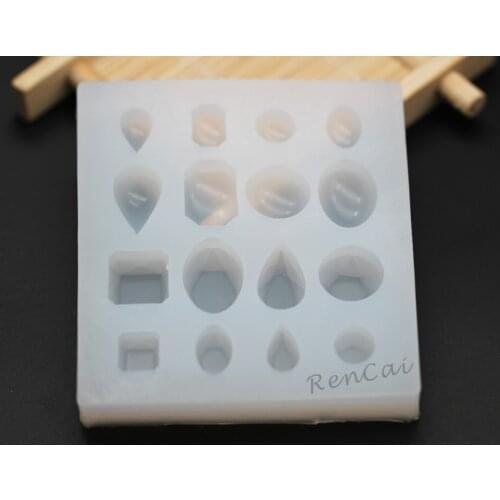 1pcs Clear Cabochon Silicone Mold Necklace Pendant Mould For Epoxy Resin Jewelry Making DIY Craft Resin Molds For Jewelry