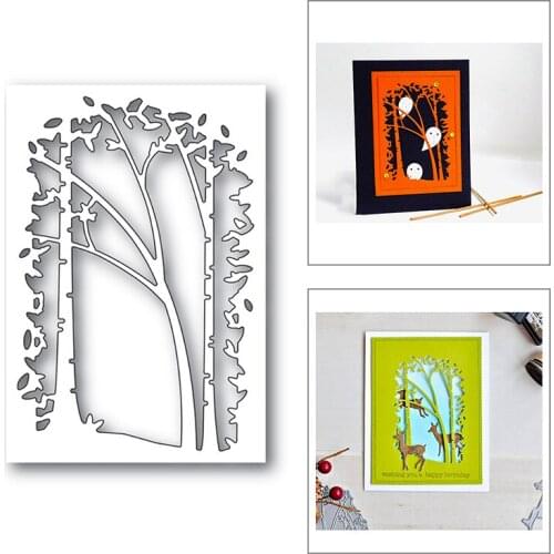 2020 New Branches Tree Layered Metal Cutting Dies For DIY Cut Paper Craft Making Background Greeting Card Scrapbooking No Stamps