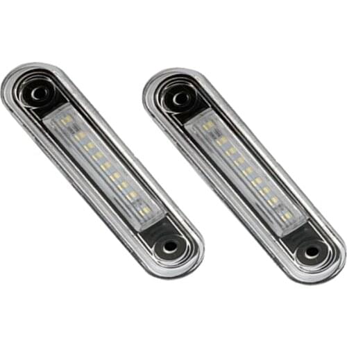 Car A1248200256 LED License Number Plate Light Rear Tail Lamp for Mercedes Benz E-Class W124 W202 124800256 A128820056