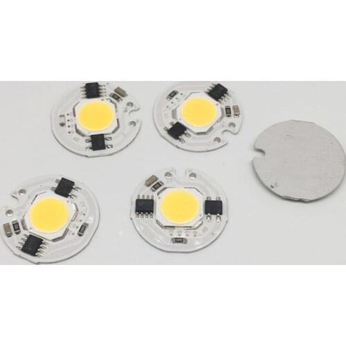 10 pcs COB LED Lamp Chip 3W 5W 7W 9W LED COB Bulb Lamp 220V IP65 Smart IC Driver Cold/ Warm White LED Spotlight Floodlight