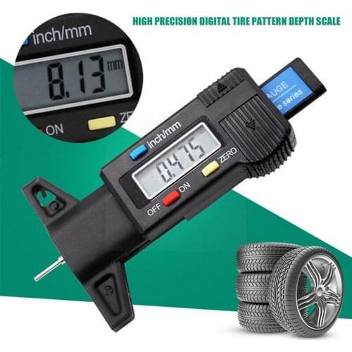 Digital Auto Tire Tire Tread Depth Gauge Auto Tire Monitoring Detection And Tool Measurement Caliper Wear Thickness Tool Ga Z3I3