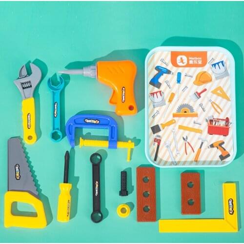 Childrens Simulation Repair Tool Set Toy Boy Assembling Repair Toy Electric Drill Screwdriver Set Educational Toy Gift