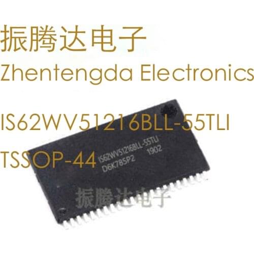 New IS62WV51216BLL-55TLI TSSOP-44 RAM Memory Chip