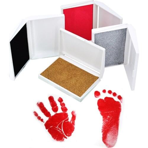 Newborn Baby Handprint Footprint Pad Safe Clean Non-Toxic Clean Touch Ink Pad Photo Easy To Operate Hand Foot Print Pad
