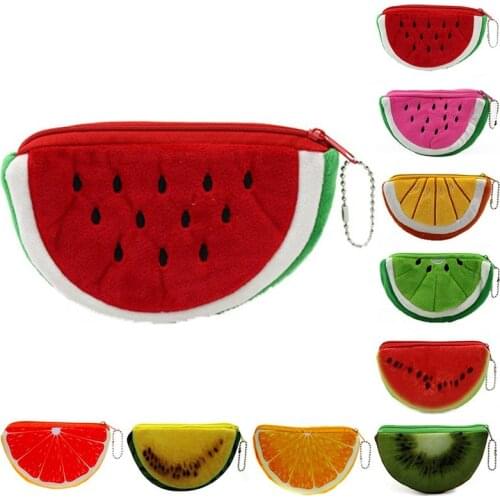 Creative Coin Wallet Multifunctional Simulated Fruit Shaped Change Purse For Women Children Festival Gifts