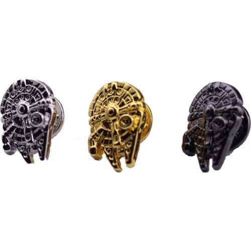 Creative Cartoon Badge Star wars spaceship Pins for Backpacks Cute Badge Gifts for kids Kawaii Pins Badges for Clothes Metal