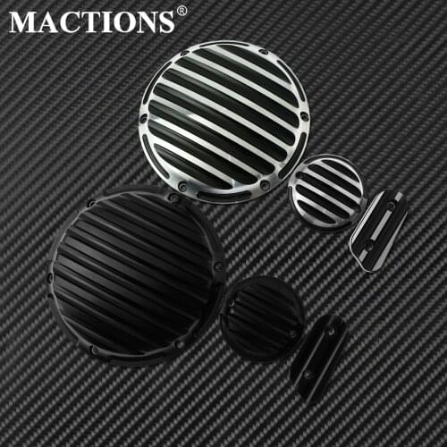 Motorcycle 6 Holes Derby Cover Timing Timer Cover Inspection Cover For Harley Sportster XL883 XL1200 Custom Nightster 2004-2017