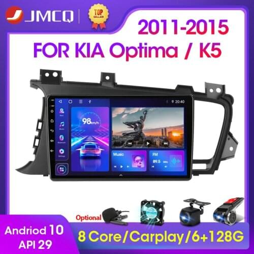 JMCQ Android 9.0 T3L PLUS For Kia K5 Optima 2011-2015 Car Radio Multimidia Video Player Navigation GPS 2G+32G DSP No 2din 2 Din