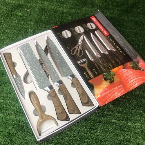 Stainless Steel Kitchen Knives Set Tools Forged Kitchen Knife Scissors Ceramic Peeler Chef Slicer Nakiri Paring Knife Gift Case