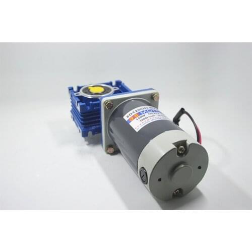 DC12V/24V 120W RV30 gear motor Worm gear speed motor Large torque slow motor reducer 18rpm-240rpm Free shipping