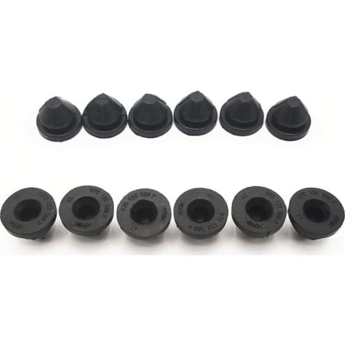 12Pcs Rubber Pier Of Air Filter Shell Buffer Block For Golf 6 MK6 Passat CC Jette Golf 7 Polo EA211 1.4T 07C 133 588P 07C133588P