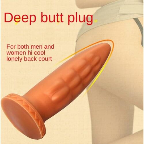 Sex Product For Men Femail Liquid Silicone Chunky Dildo Anal Plug Fisting Stallion Masturbation Device Sex Products