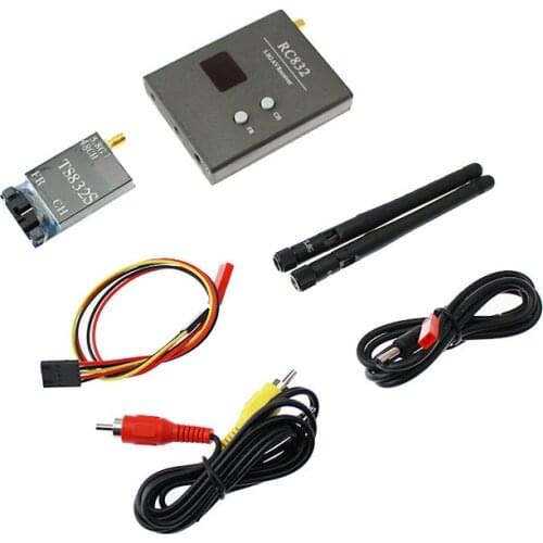 FPV 600mw Aerial Photography RC832 5.8G 48CH AV Receiver +TS832S Transmitter System F07272