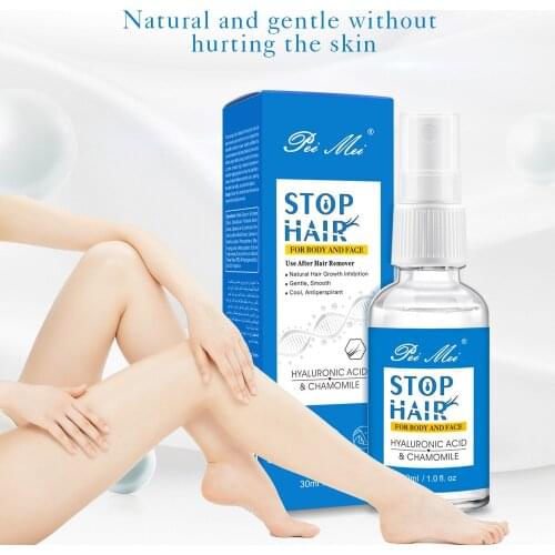 30ml stop hair Hair spray pore skin gentle moisturizing shrink liquid not permanent hair removal Armpit hair leg hair face hair