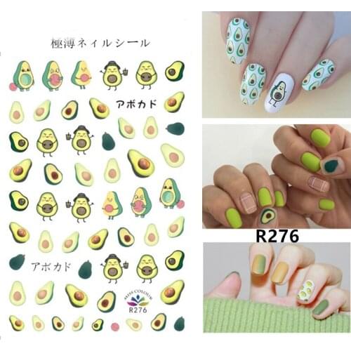 Fashion Nails Art Manicure Back Glue Decal Decorations Design Nail Sticker For Nails Tips Beauty