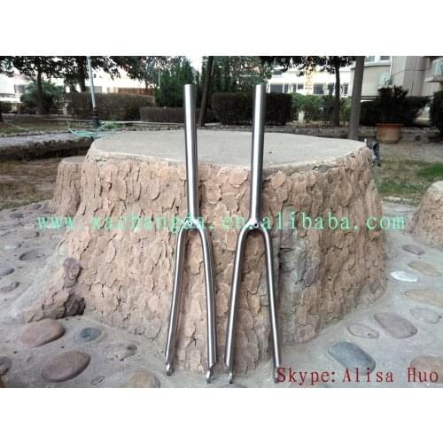 Titanium road bicycle fork 700C titanium cyclocross fork 700C titanium touring bicycle fork 700C