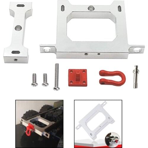 1:16 Rear Bumper +Trailer Hook Set for WPL C14 C24 B24 Model DIY Parts