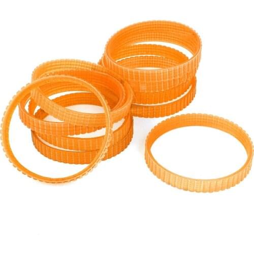 10pcs Electric Planer Belt 9.6mm 958718 Equipment Fittings Orange Part
