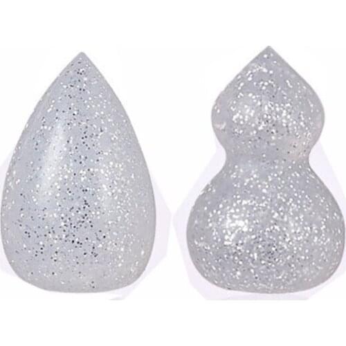 100PCS/LOT 3D Silicone Puff Makeup Powder Foundation Puffs Silica Gel Puff Cream Beauty Makeup Tools