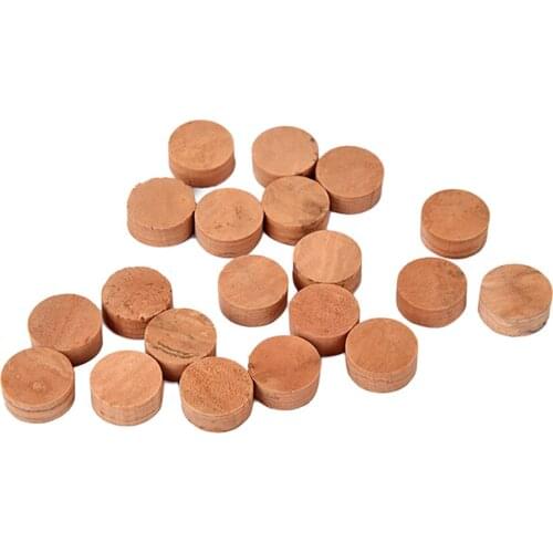 20 Pieces Trumpet Cornet Water Key Spit Valve Cork Pads for Brass Instrument