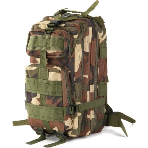 30L Camouflage Military Tactical Assault Backpack Army Molle Waterproof Bug Out Bag for Outdoor Hiking Camping Hunting Rucksack