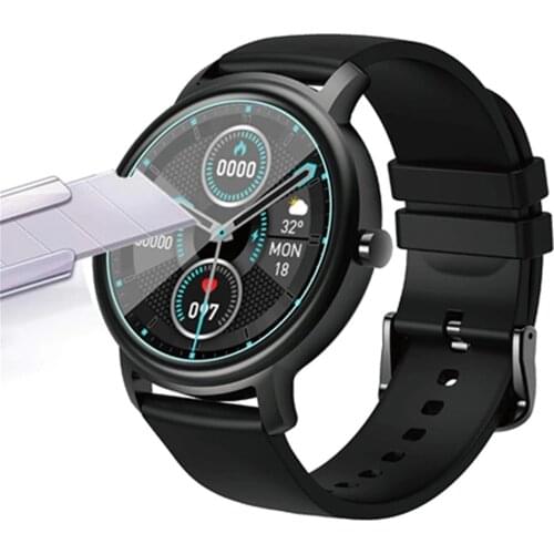 4pc/lots Premium Tempered Glass Screen Protector film For xiaomi Mibro Air SmartWatch Guard 2.5D clear HD Protective films cover